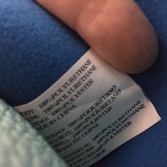 Steve Madden Blue Wristlet Double Zipper Textured Thin Slim Faux Leather - Picture 7 of 9